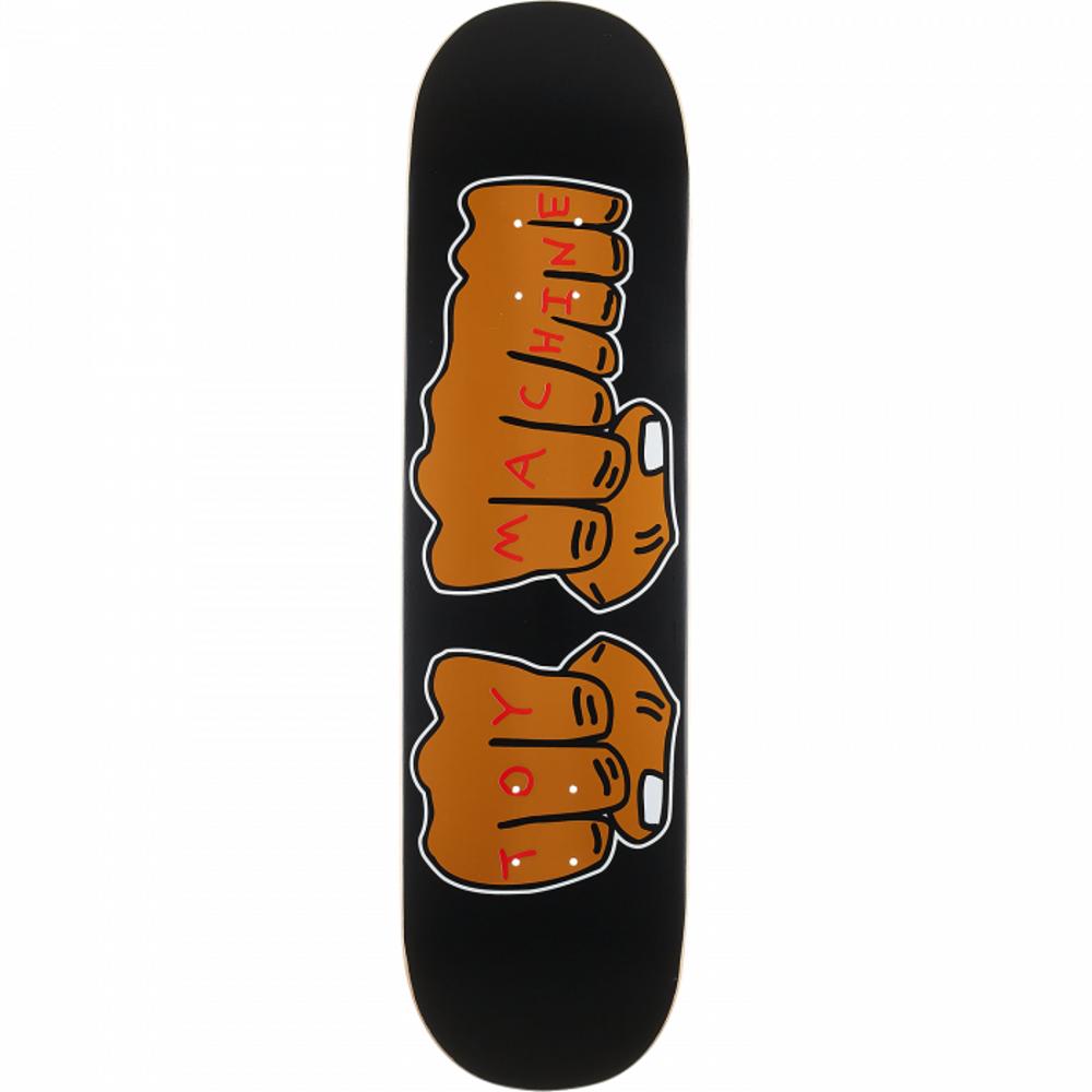 Toy Machine Fists 3 8.25" Black Skateboard Deck Longboards USA