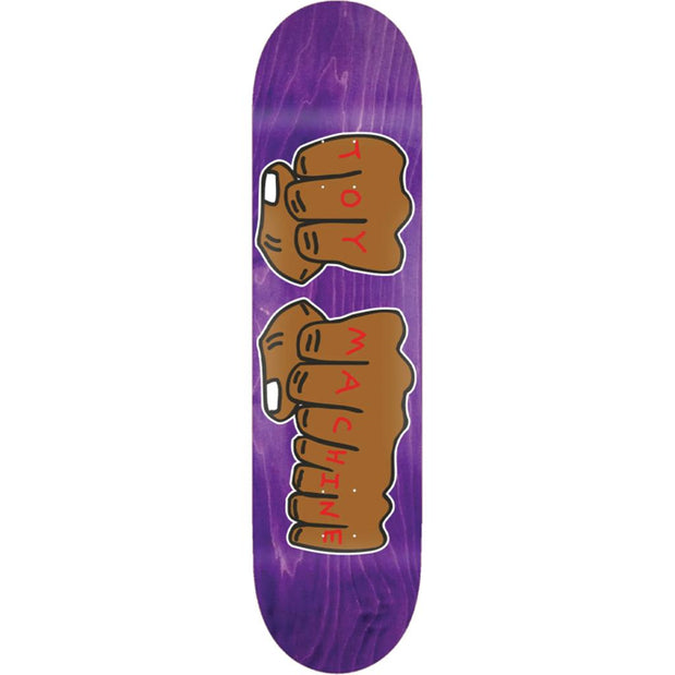 Toy Machine Fists Assorted Stains/Graphic 9.0" Skateboard Deck - Longboards USA