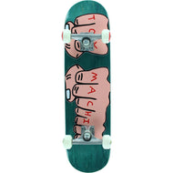 Toy Machine Fists Woodgrain Mini 7.37 Asst.Stain Skateboard - Longboards USA