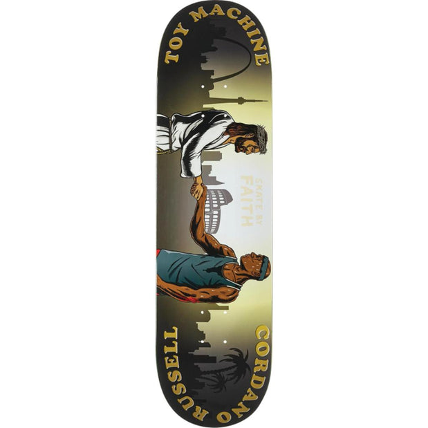 Toy Machine Russell Skate By Faith 8.5" Skateboard Deck - Longboards USA