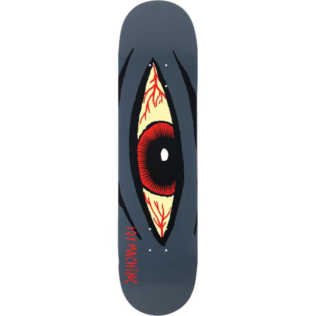 Toy Machine Sect Eye Bloodshot Mini 7.38" Charcoal Skateboard Deck - Longboards USA