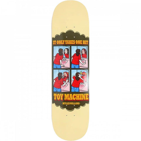 Toy Machine Willard One Hit 8.0" Skateboard Deck - Longboards USA