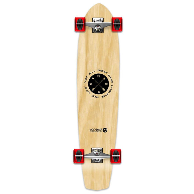 Wander Natural 36" Slimkick Longboard from Punked - Complete - Longboards USA