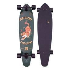 Z-Flex Aragon Cheetah Roundtail 39" Kicktail Longboard - Longboards USA