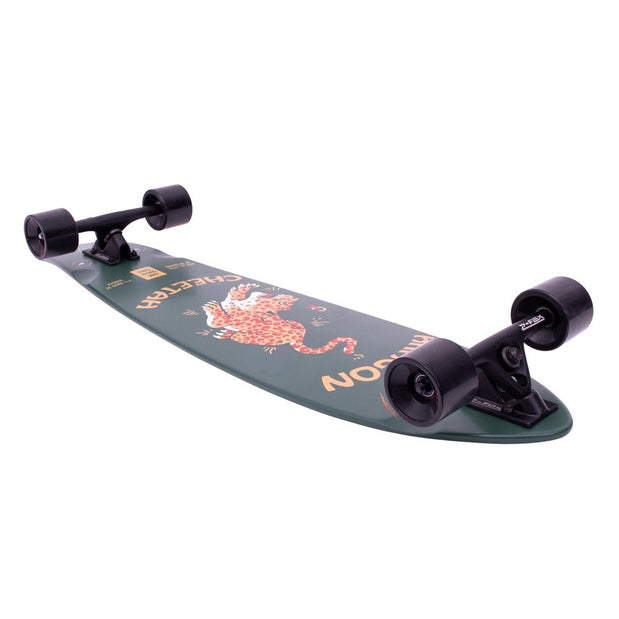 Z-Flex Aragon Cheetah Roundtail 39" Kicktail Longboard - Longboards USA