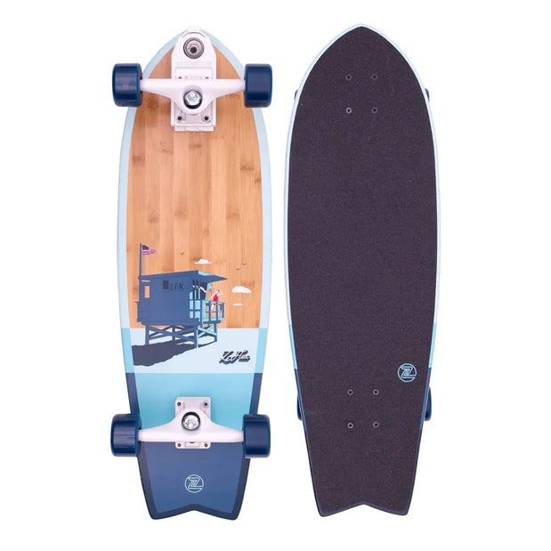 Z-Flex Bamboo Surfskate Fish Cruiser - Longboards USA