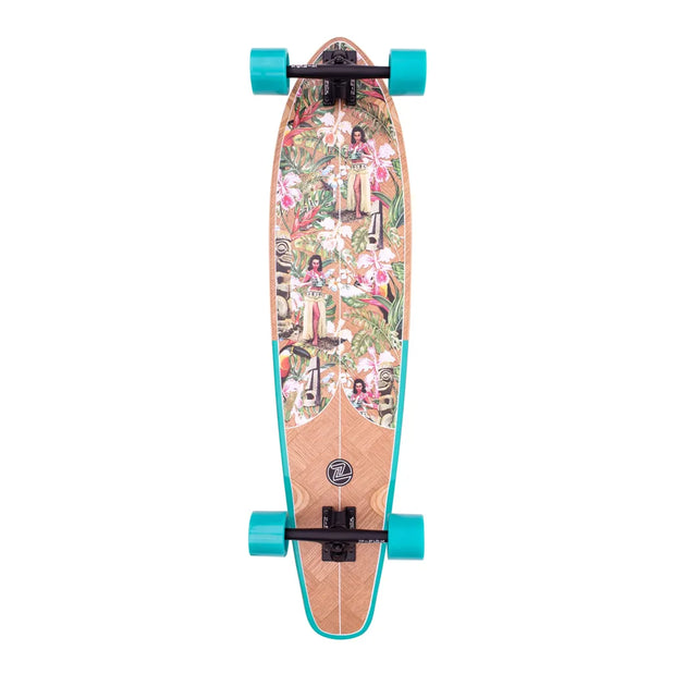Z-Flex Banana Train Roundtail 39" Kicktail Longboard - Longboards USA