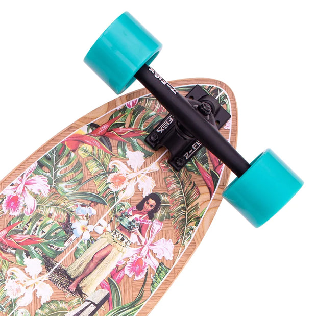 Z-Flex Banana Train Roundtail 39" Kicktail Longboard - Longboards USA