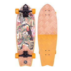Z-Flex Banana Train Surfskate Fish 31" Cruiser Longboard - Longboards USA