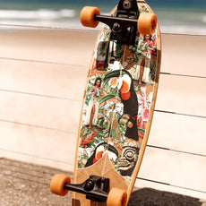 Z-Flex Banana Train Surfskate Fish 31" Cruiser Longboard - Longboards USA