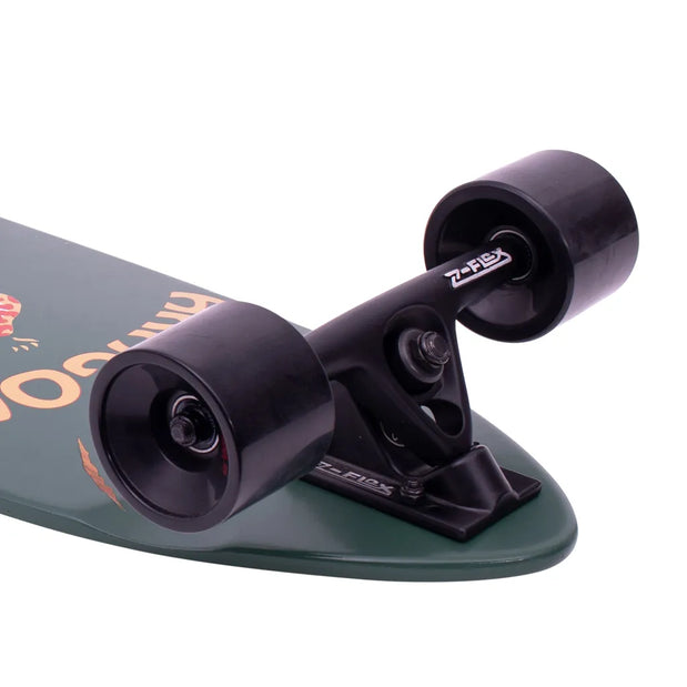 Z-Flex Cheetah Roundtail 39" Kicktail Longboard - Longboards USA
