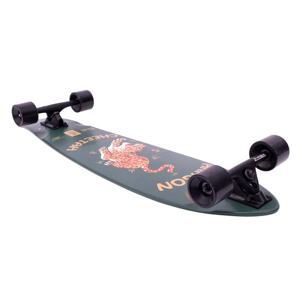 Z-Flex Cheetah Roundtail 39" Kicktail Longboard - Longboards USA
