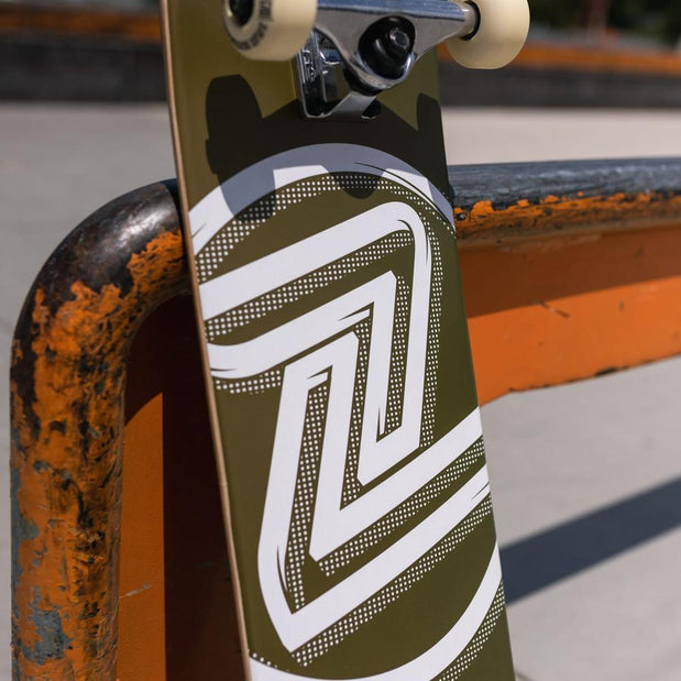 Z-Flex Logo Gold 7.8" Skateboard - Longboards USA