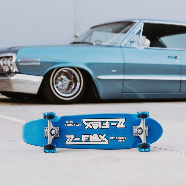 Z-Flex Metal Flake Blue 29" Cruiser - Longboards USA