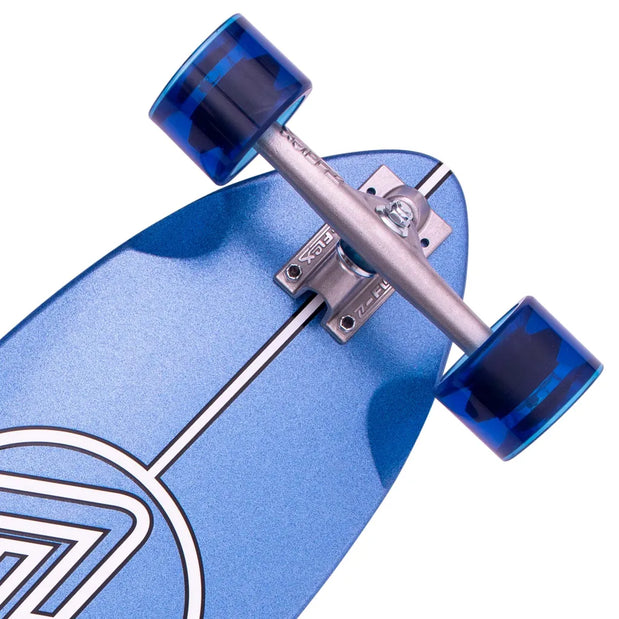 Z-Flex Metal Flake Roundtail 38" Kicktail Longboard - Longboards USA