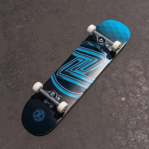 Z-Flex Mini Logo Blue 7.25" Skateboard - Longboards USA