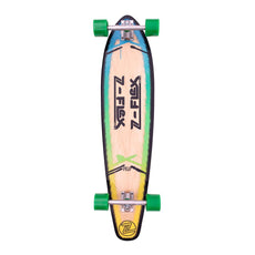 Z-Flex P.O.P Blue Fade 39" Kicktail Longboard - Longboards USA