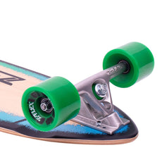 Z-Flex P.O.P Blue Fade 39" Kicktail Longboard - Longboards USA