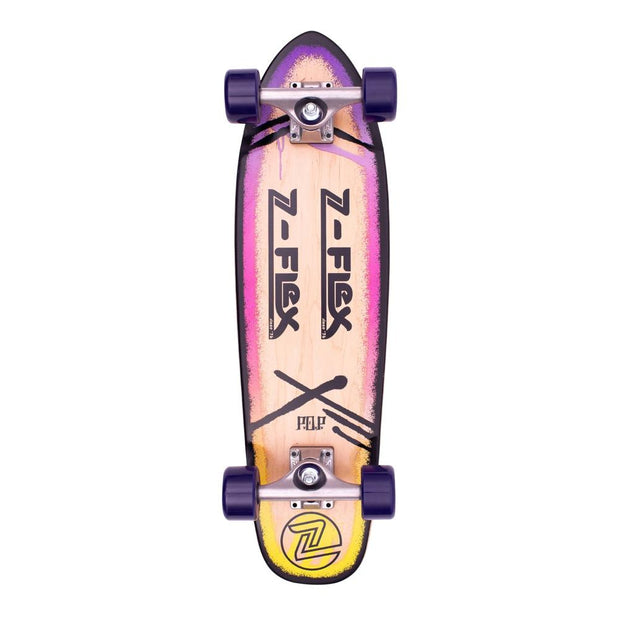 Z-Flex P.O.P Purple Fade 27" Cruiser - Longboards USA