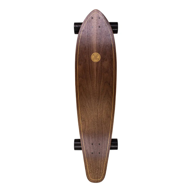 Z-Flex Ruins To Roses Roundtail 39" Kicktail Longboard.. - Longboards USA