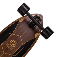 Z-Flex Ruins To Roses Roundtail 39" Kicktail Longboard.. - Longboards USA
