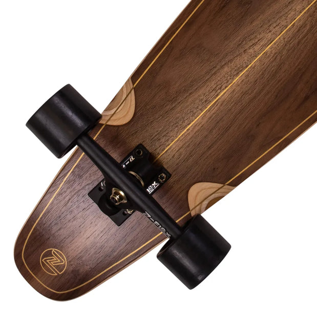 Z-Flex Ruins To Roses Roundtail 39" Kicktail Longboard.. - Longboards USA