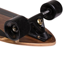 Z-Flex Ruins To Roses Roundtail 39" Kicktail Longboard.. - Longboards USA