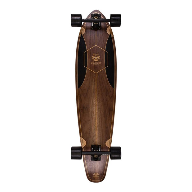 Z-Flex Ruins To Roses Roundtail 39" Kicktail Longboard - Longboards USA