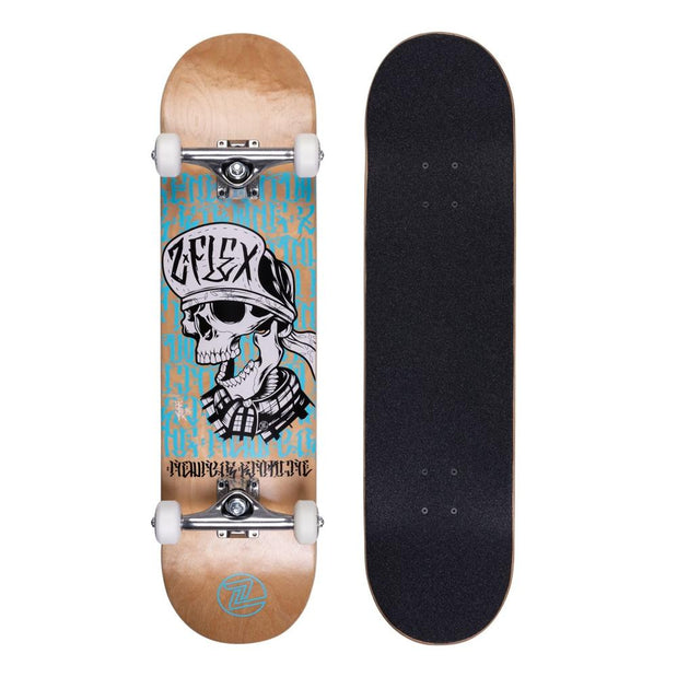 Z-Flex Skull 8.0" Skateboard - Longboards USA