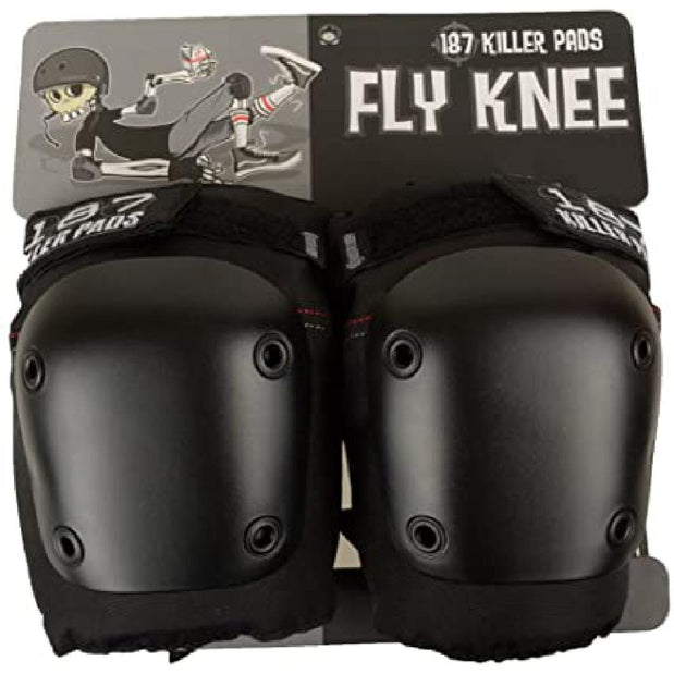 187 Killers Pads Fly Knee Pad XS-Black - Longboards USA