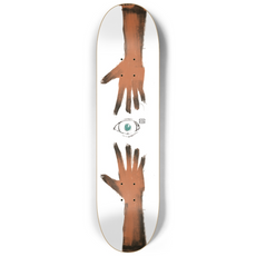 Catch The Eye Orange Custom 8.25" Skateboard or Wall Art