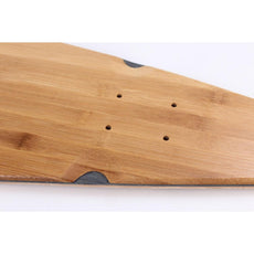 40" Fishtail Blank Bamboo Pintail Longboard Deck - Longboards USA