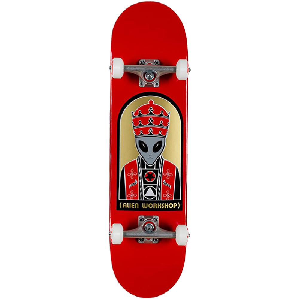 Alien Workshop Priest Red 8.25" Skateboard - Longboards USA