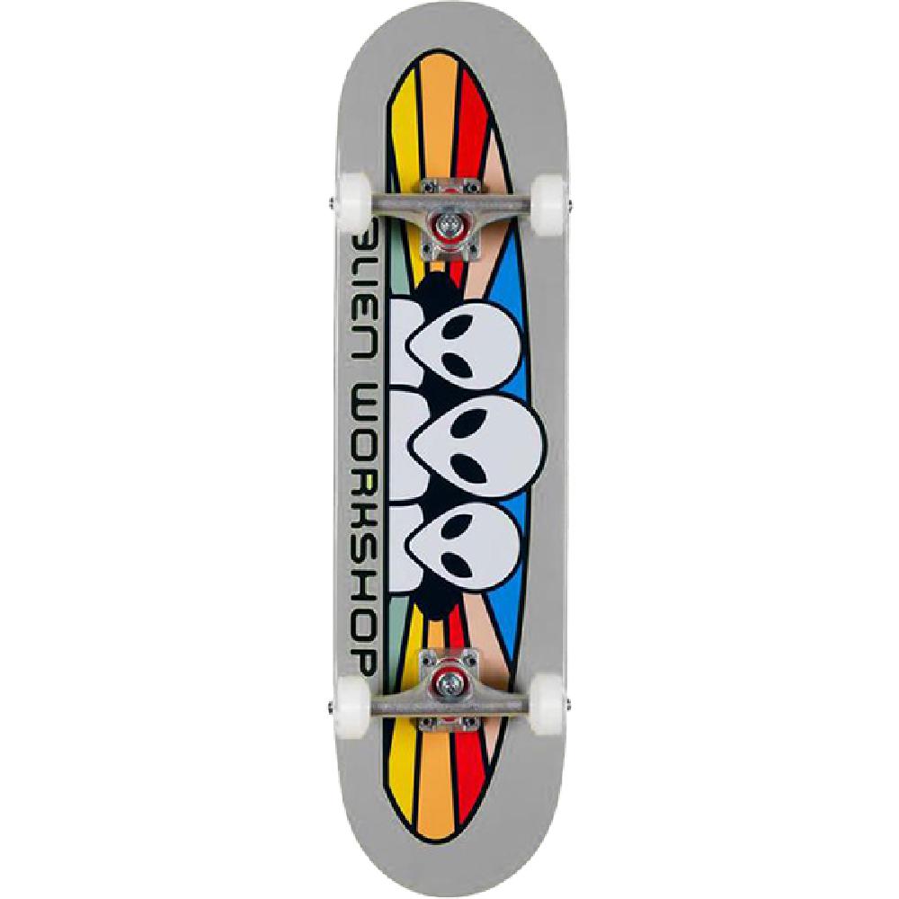 Alien Workshop Spectrum Gray 7.75" Skateboard - Longboards USA