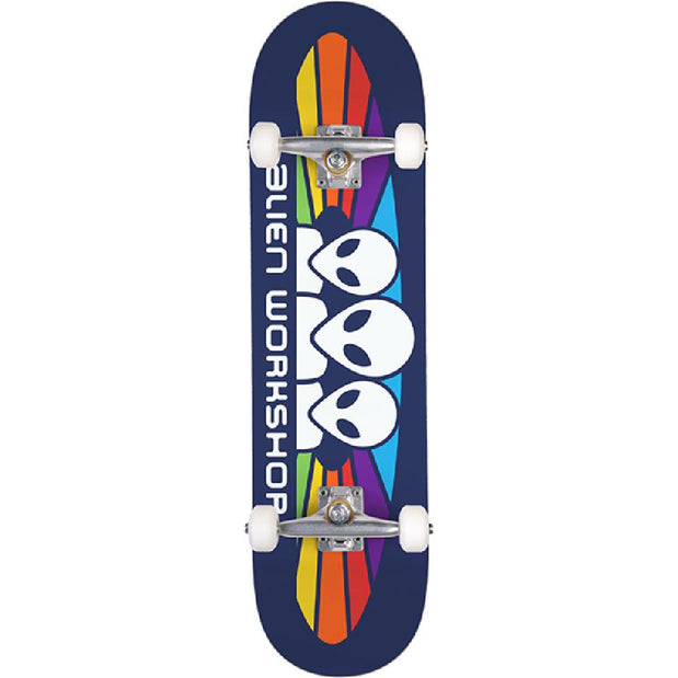 Alien Workshop Spectrum Navy 8.0" Skateboard - Longboards USA