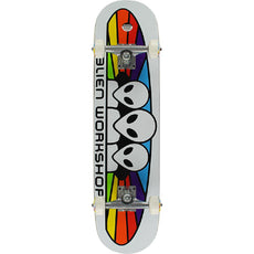Alien Workshop Spectrum White 7.75" Skateboard - Longboards USA