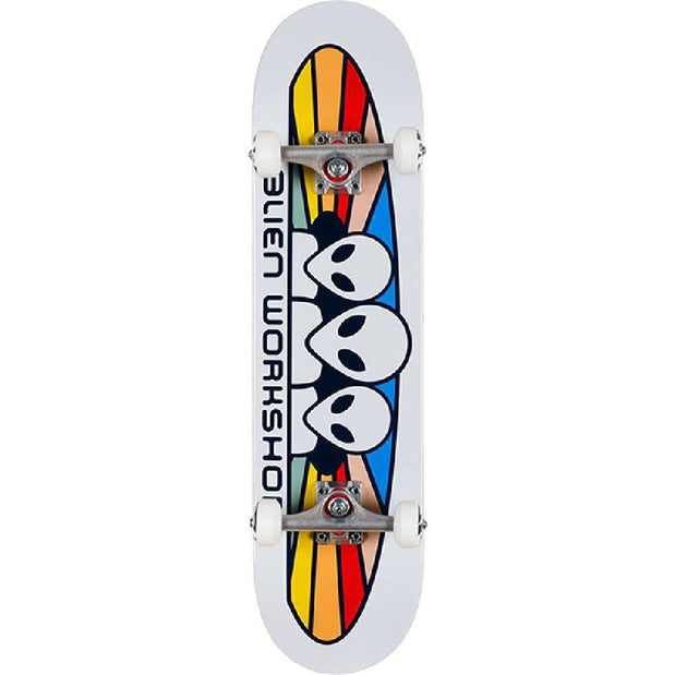 Alien Workshop Spectrum White 8.0" Skateboard - Longboards USA