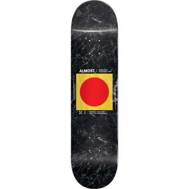 Almost Minimalist Black 8.25" Skateboard Deck - Longboards USA