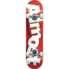 Almost Neo Express Red First Push 8.0" Complete Skateboard - Longboards USA