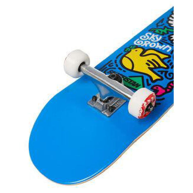 Orignal complet skateboard tache rouge 7,5 avec camions noirs et roues Orignal complet skateboard tache rouge 7,5 avec camions noirs et roues