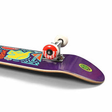 Almost Sky Skateistan Doodle Purple 7.875" Skateboard - Longboards USA