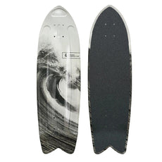Aluminati Oceanic Fishtail Cruiser 28" Skateboard - Longboards USA