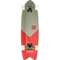 Aluminati Surf Fishtail V-Cut 28" Cruiser Longboard - Longboards USA