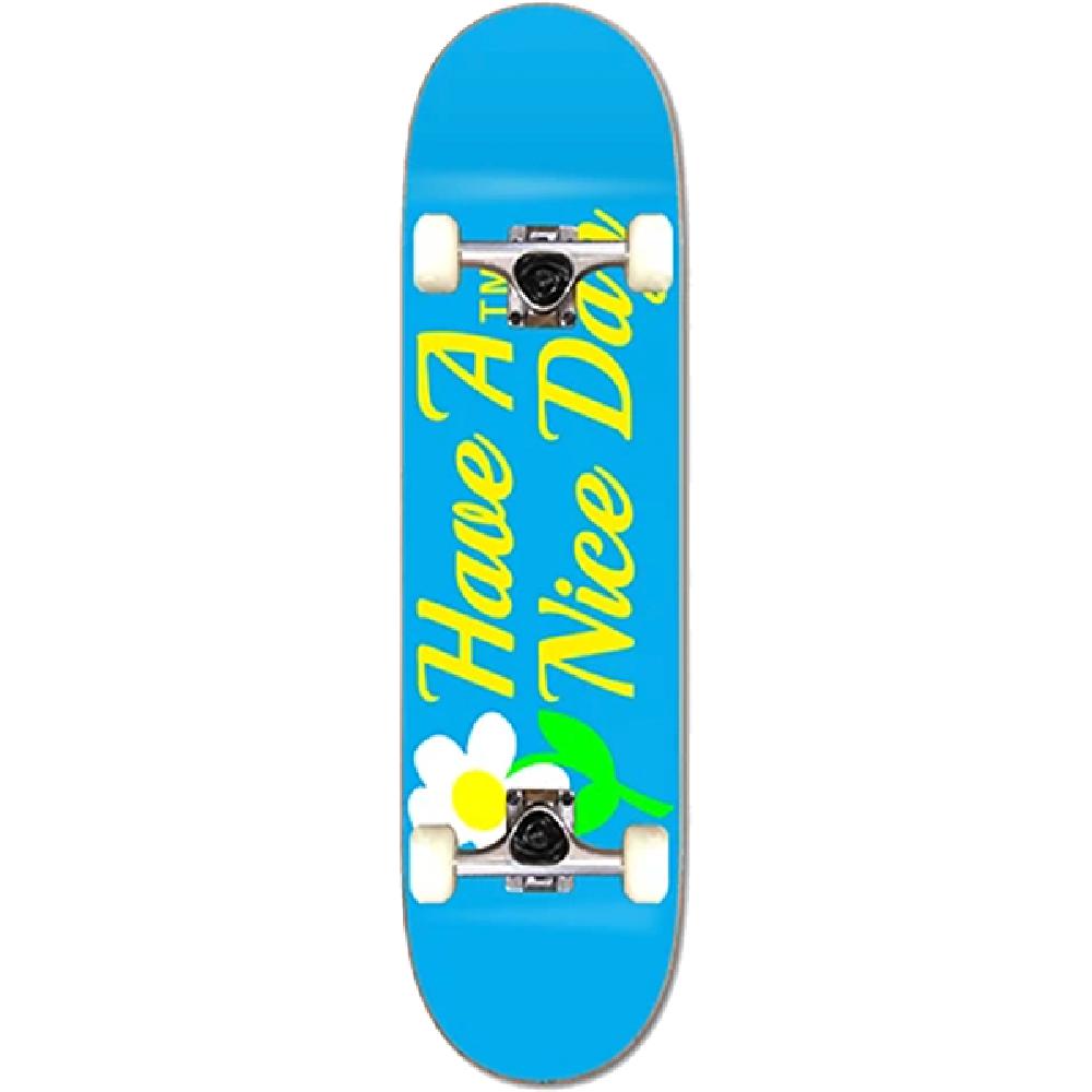 ATM Nice Day Blue 8.0" Skateboard Complete - Longboards USA