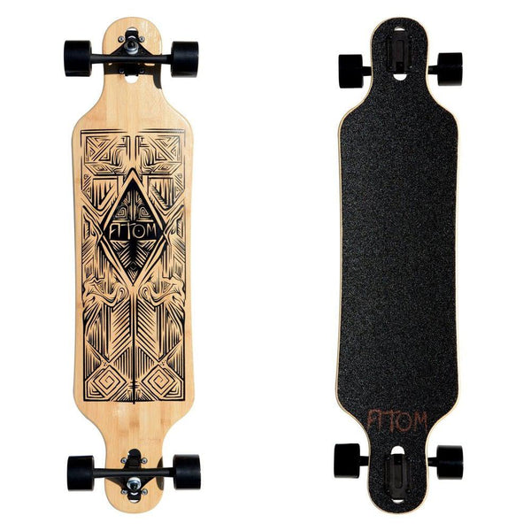 Atom Bamboo Tiki Drop-Through Longboard - 40 Inch