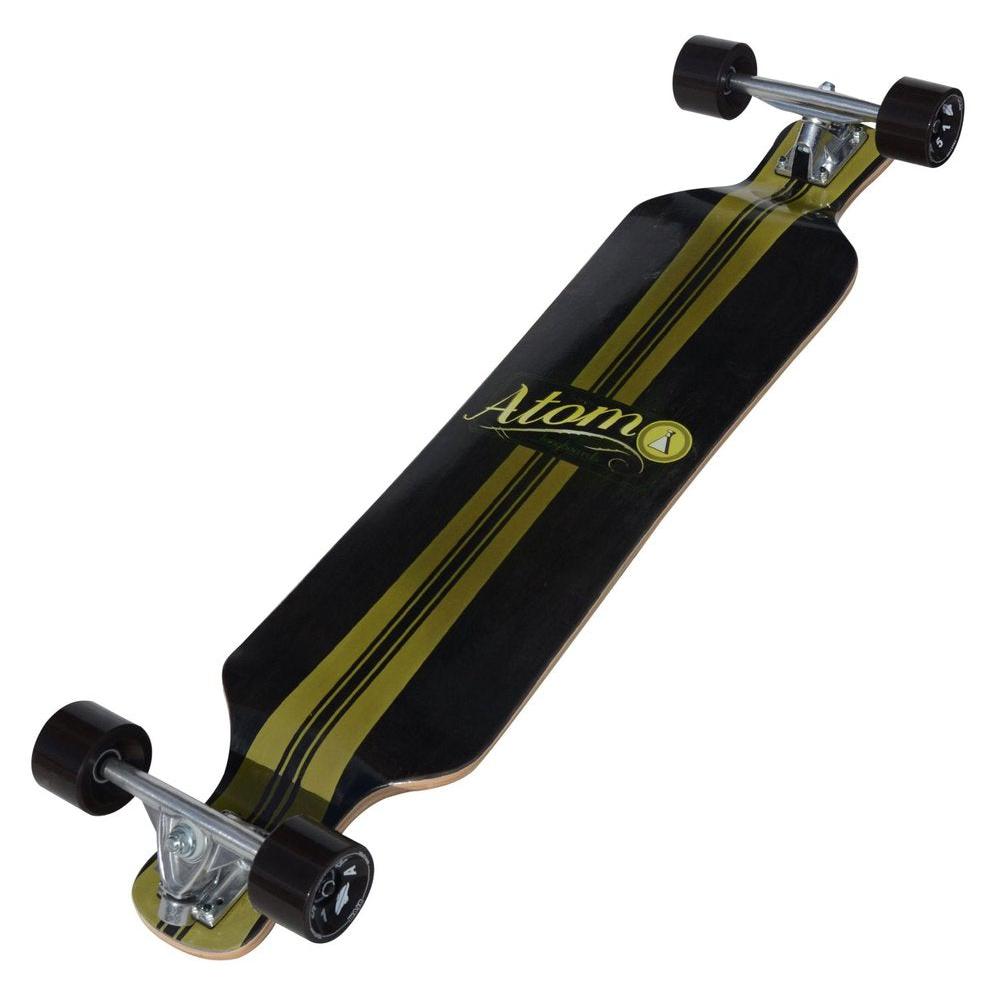 Atom Micro Drop Deck 39" Longboard Artisan Brown Longboards USA