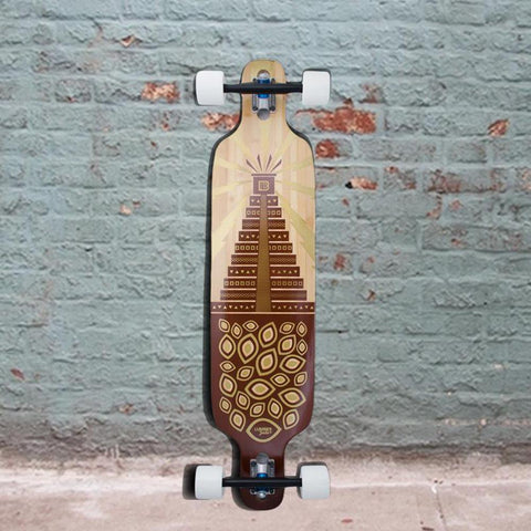 Bamboo 40" Twin Tip DT Maize Mountain Longboard - Longboards USA