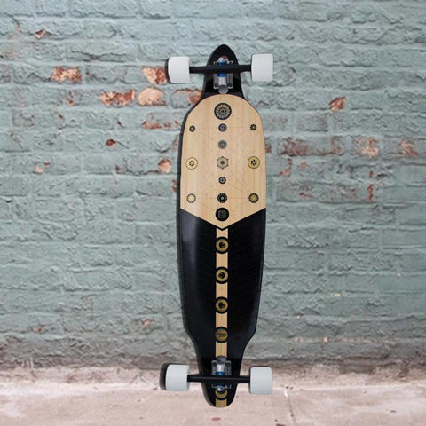 Bamboo 41" Directional DT Xibalba Longboard - Complete - Longboards USA