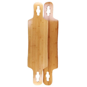 Bamboo Drop Through Double Kick 39" Longboard Deck - Longboards USA