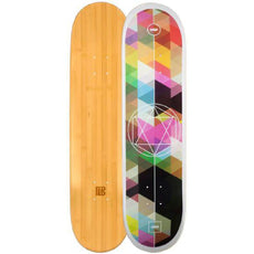 Bamboo Geometricity Graphic Skateboard - Longboards USA